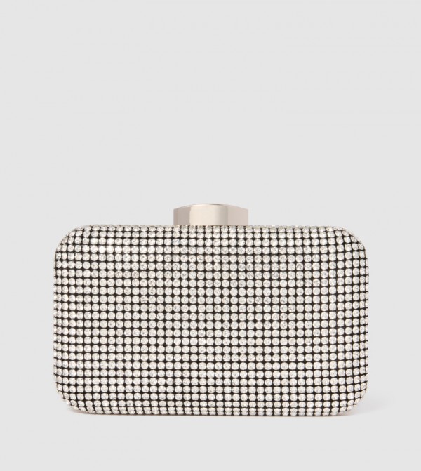 Forever New  Clutches - Silver Clutches