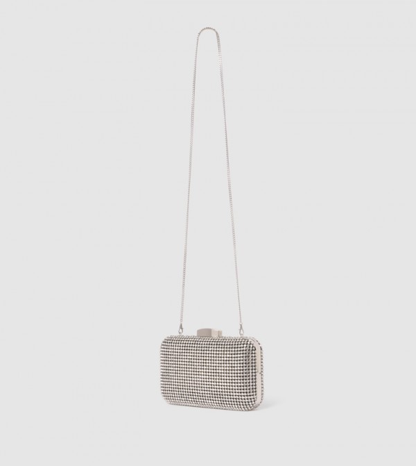 Forever New  Clutches - Silver Clutches