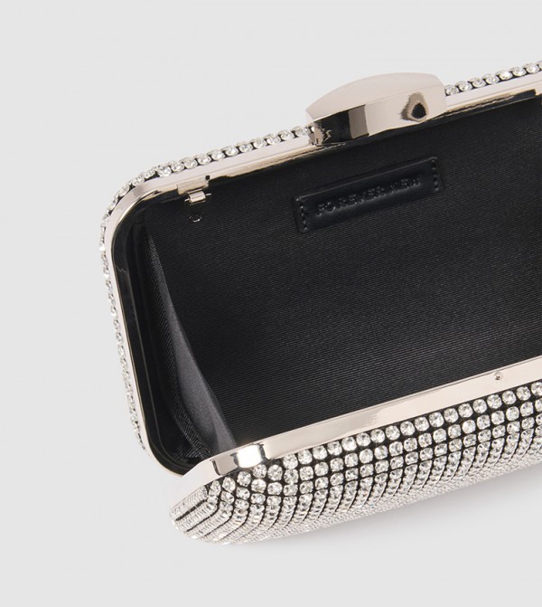 Forever New  Clutches - Silver Clutches