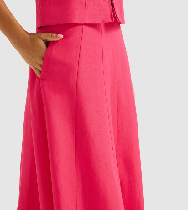 Forever New Forever New - Pink Maxi Skirts