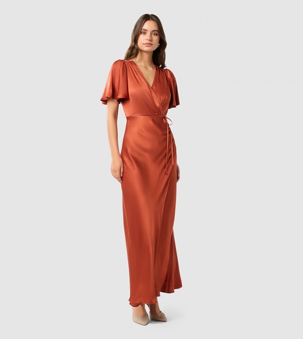 فوريفر نيو  - برتقالي  Maxi Dresses