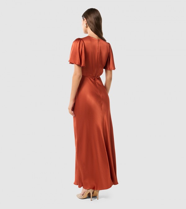 فوريفر نيو  - برتقالي  Maxi Dresses