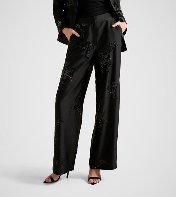 Forever New  Formal Pants - Black Formal Pants