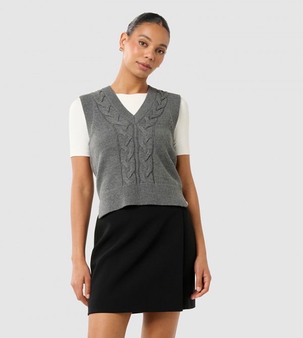 فوريفر نيو جاكيتات ومعاطف - رمادي معاطف للخصر