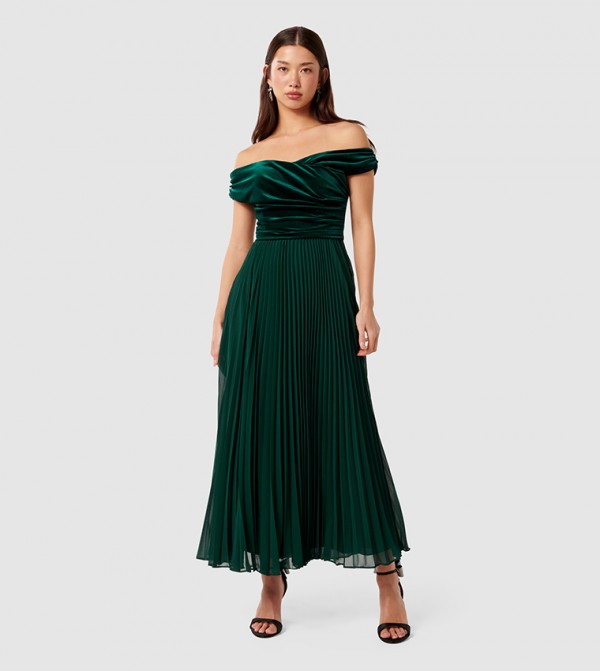 Forever New Forever New - Dark Green Party Dresses
