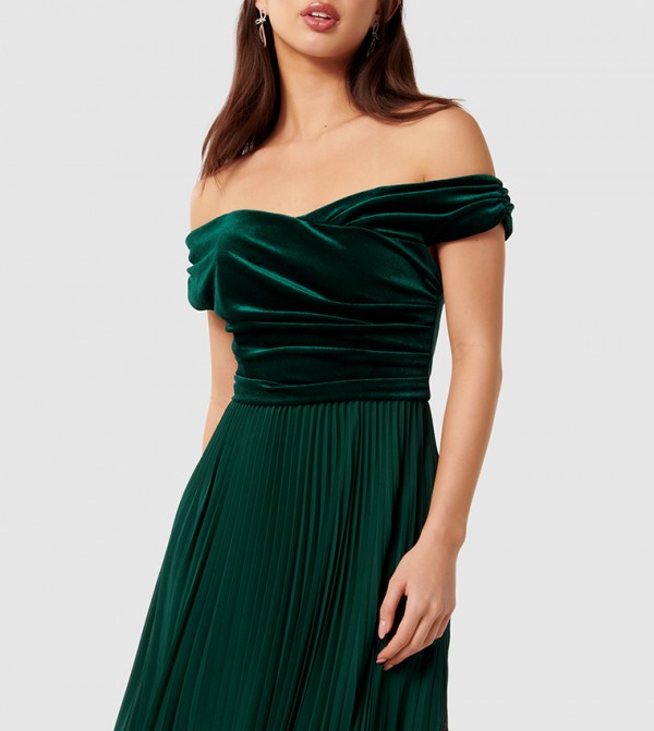 Forever New Forever New - Dark Green Party Dresses