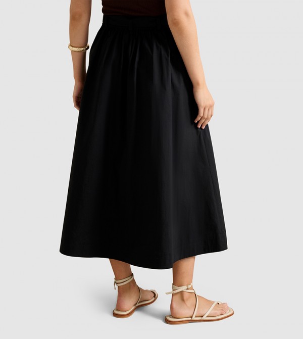 Forever New  Clothing - Black Midi Skirts