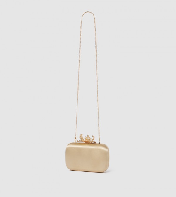 Forever New  Clutches - Gold Clutches