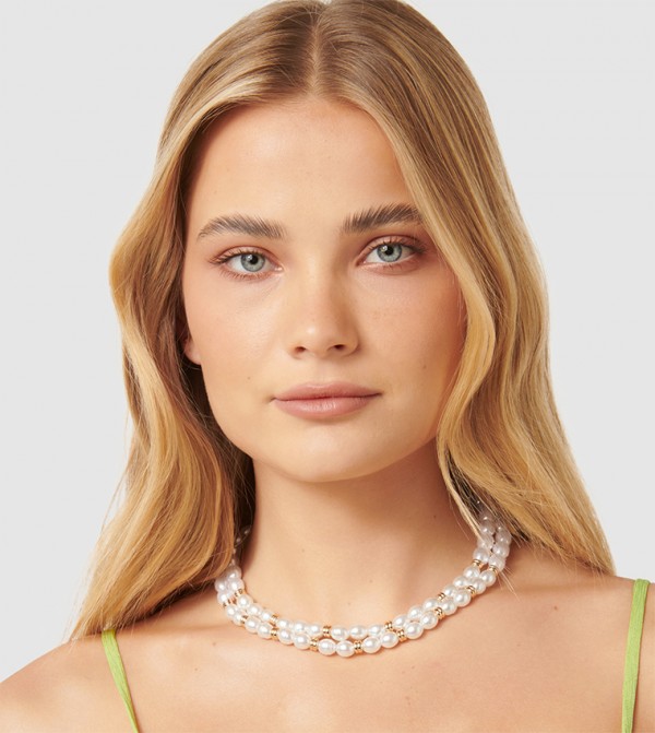 Forever New  Jewellery - White Necklaces & Pendants