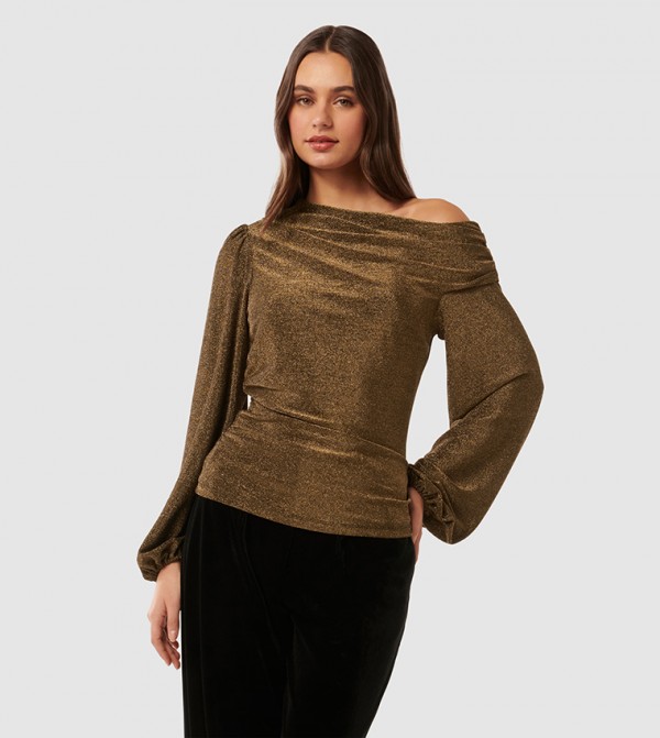 Forever New Forever New - Brown Casual Tops