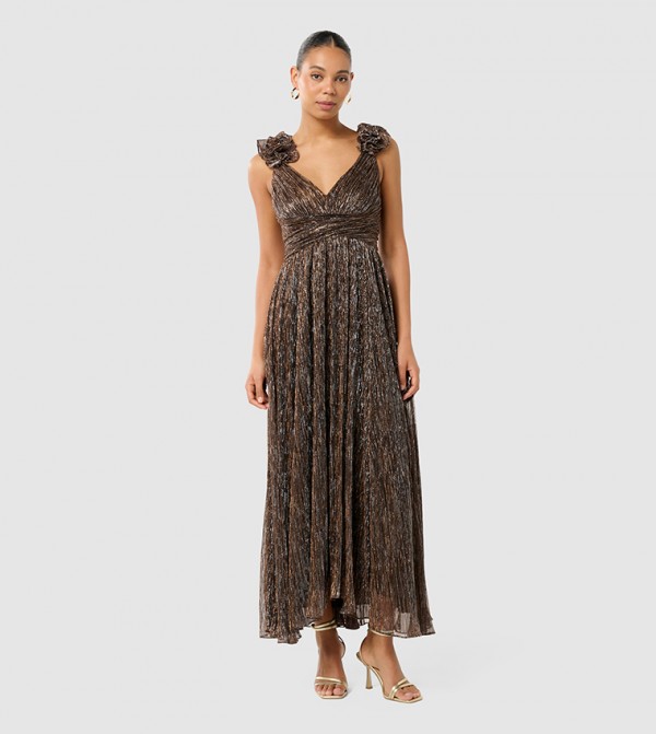 Forever New  Party Dresses - Brown Maxi Dresses