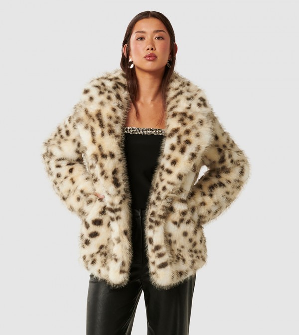 فوريفر نيو جاكيتات ومعاطف - بيج معاطف