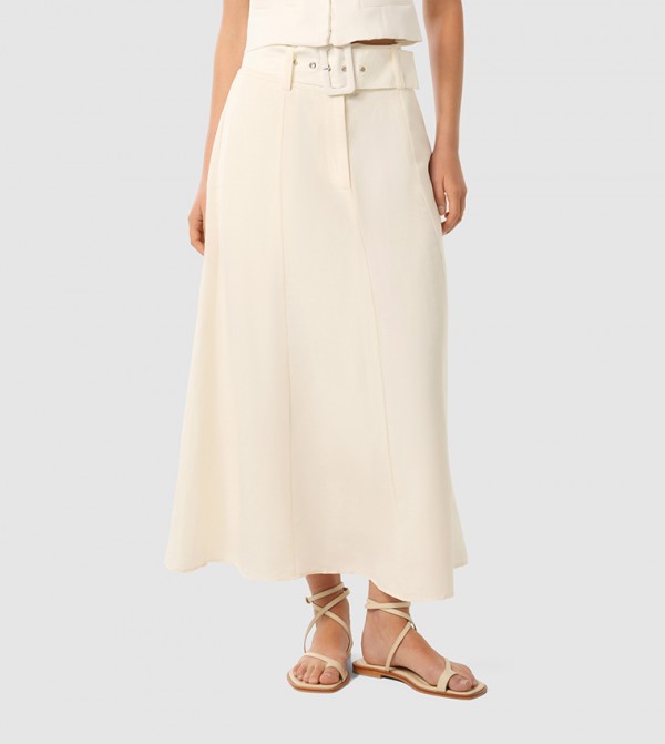 Forever New Forever New - White Maxi Skirts