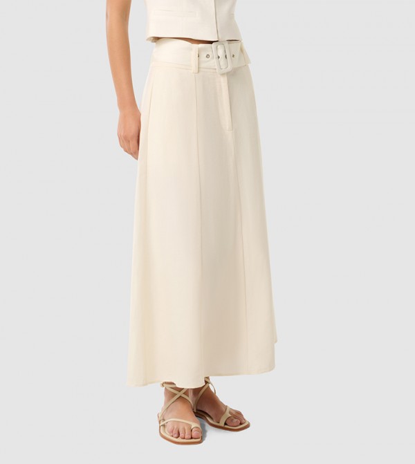 Forever New Forever New - White Maxi Skirts