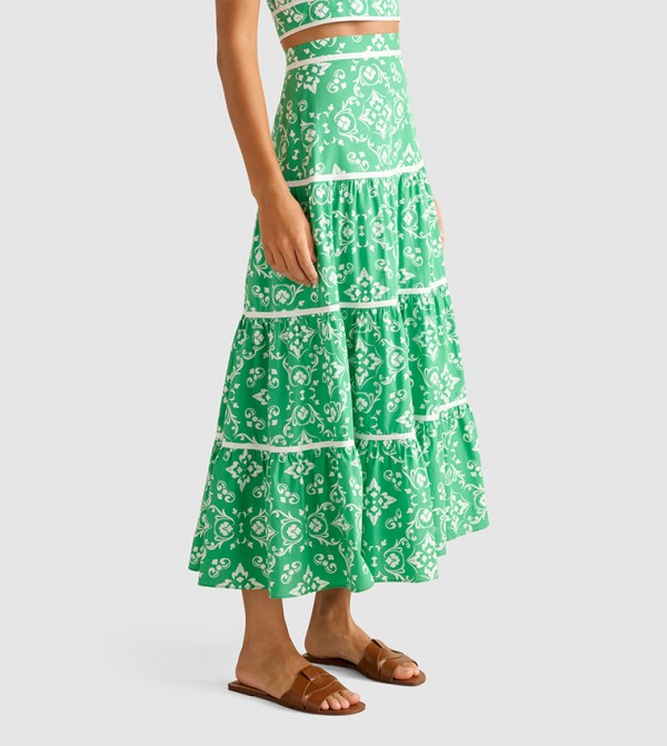 Forever New  - Green Midi Skirts