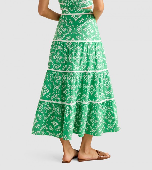 Forever New  - Green Midi Skirts