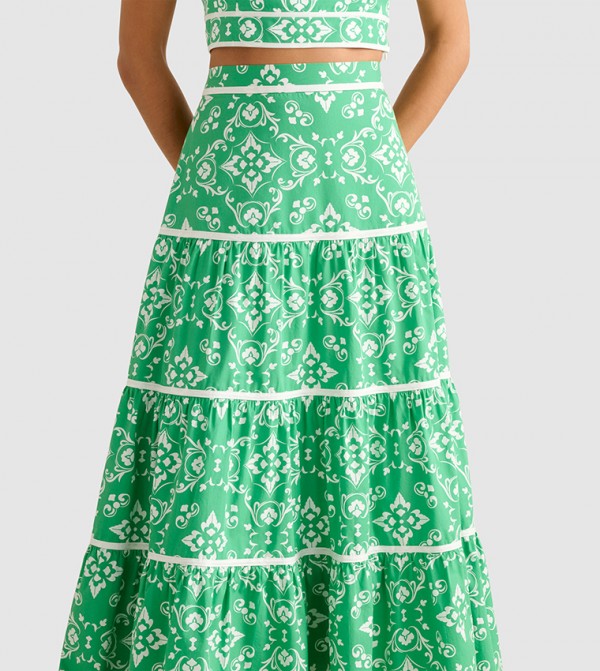 Forever New  - Green Midi Skirts