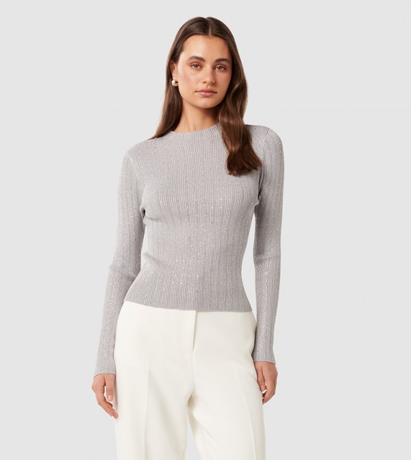 فوريفر نيو فوريفر نيو - رمادي Casual Tops