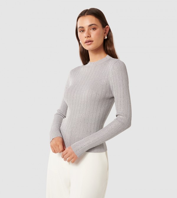 فوريفر نيو فوريفر نيو - رمادي Casual Tops