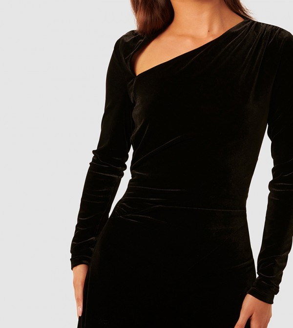 فوريفر نيو  فساتين ميدي  - أسود Midi Dresses