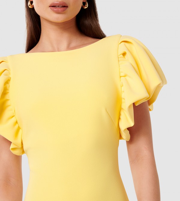 Forever New Forever New - Yellow Midi Dresses