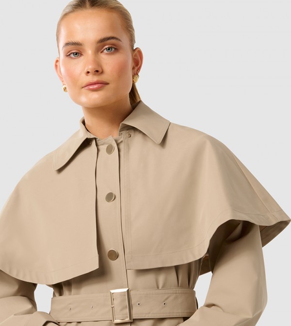Forever New Forever New - Beige Overcoats