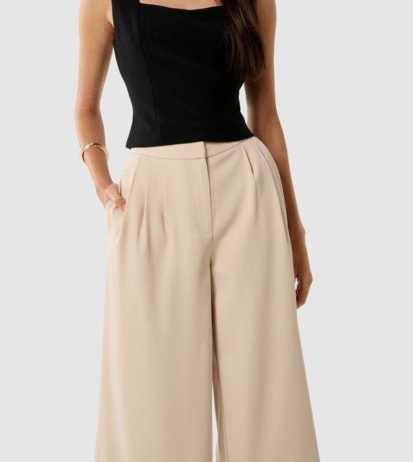 Forever New  - Beige Casual Pants