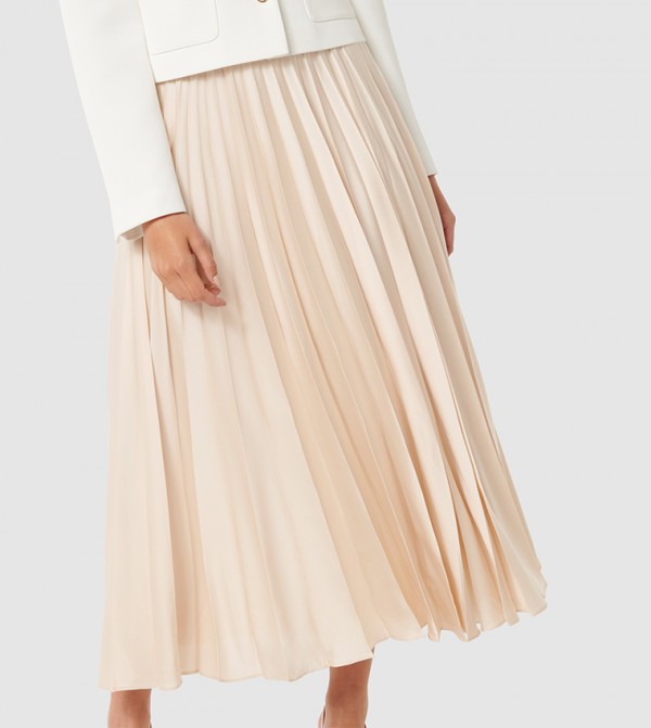 Forever New Forever New - Cream Midi Skirts