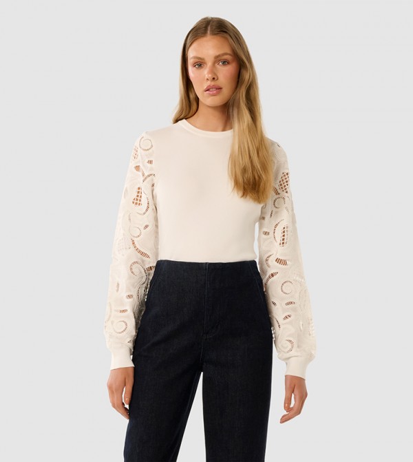 Forever New Forever New - Beige Casual Tops