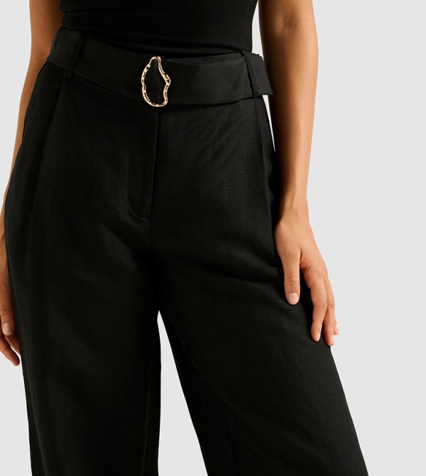 Forever New  Formal Pants - Black Formal Pants