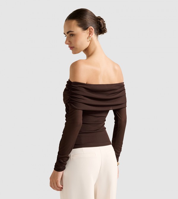 Forever New Forever New - Brown Casual Tops