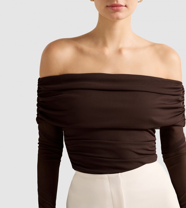 Forever New Forever New - Brown Casual Tops