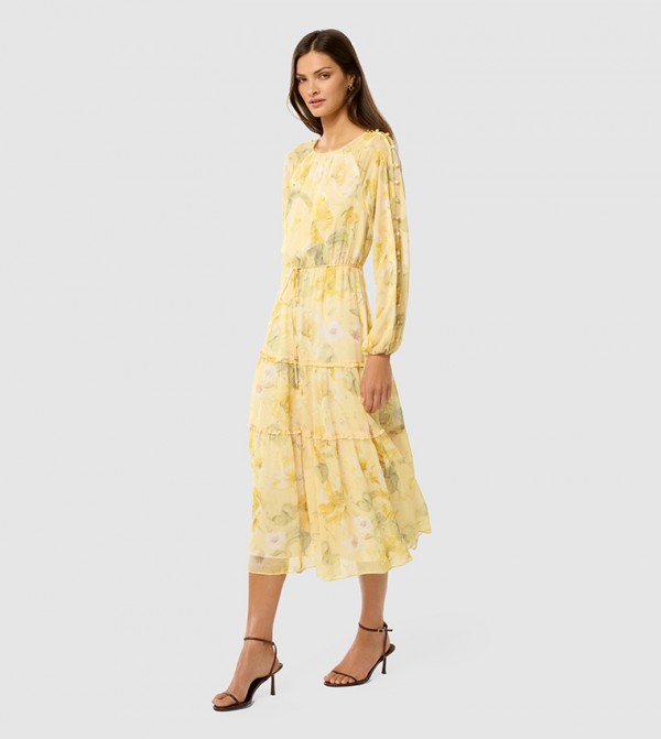 Forever New  Clothing - Yellow Midi Dresses