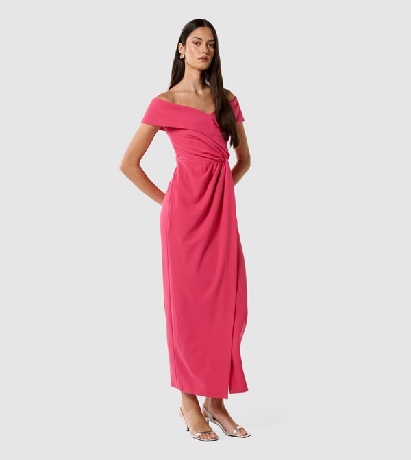 فوريفر نيو  ملابس - وردي Midi Dresses