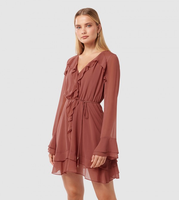 Forever New  Mini Dresses - Red Casual Dresses