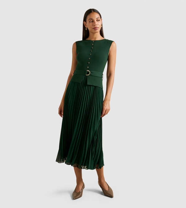 فوريفر نيو  فساتين - أخضر Midi Dresses