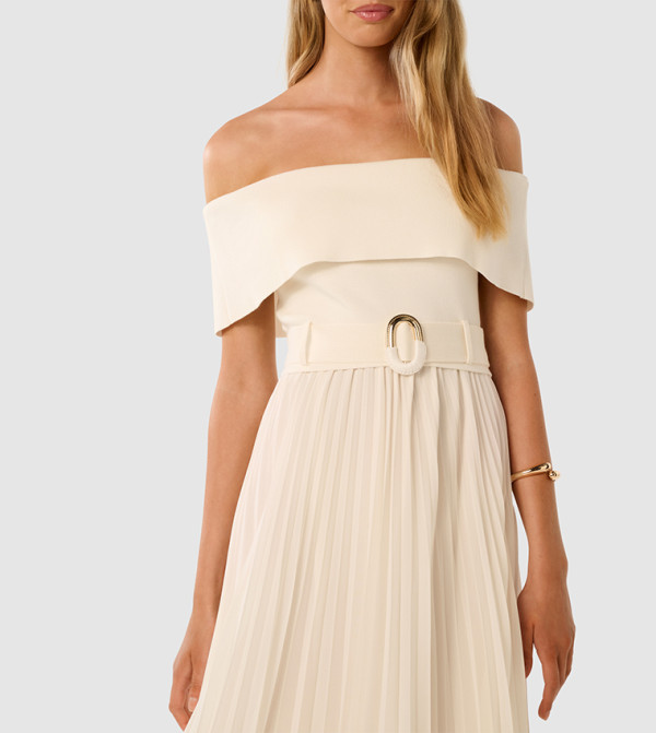 Forever New Dresses - Cream Midi Dresses