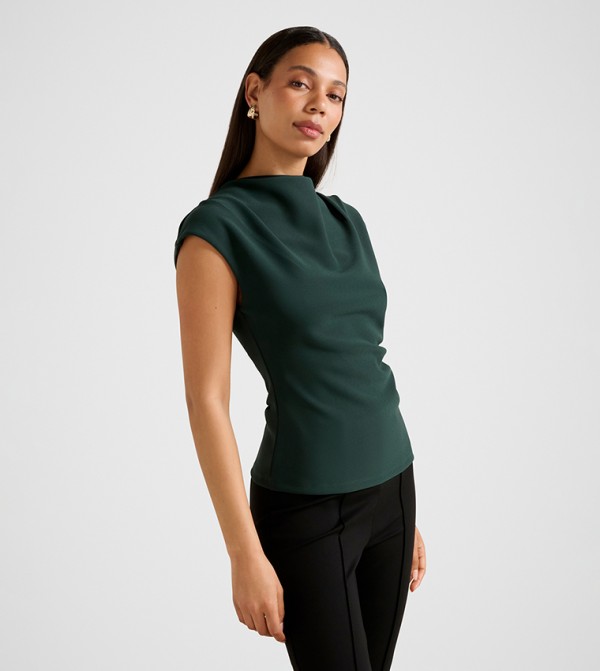 فوريفر نيو بلوزات - أخضر Casual Tops