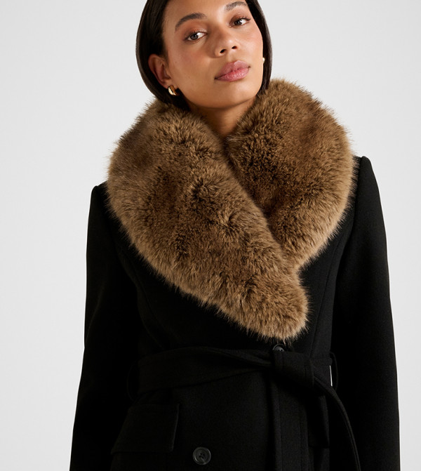 فوريفر نيو جاكيتات ومعاطف - أسود معاطف