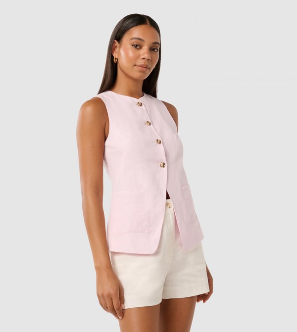 فوريفر نيو جاكيتات ومعاطف - وردي معاطف للخصر