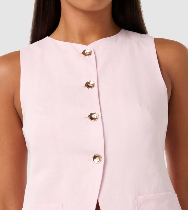 فوريفر نيو جاكيتات ومعاطف - وردي معاطف للخصر