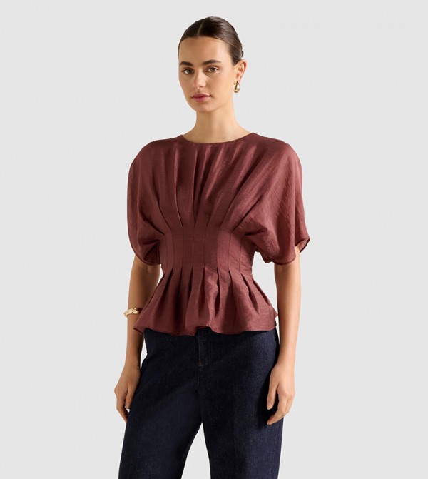 Forever New Forever New - Brown Casual Tops