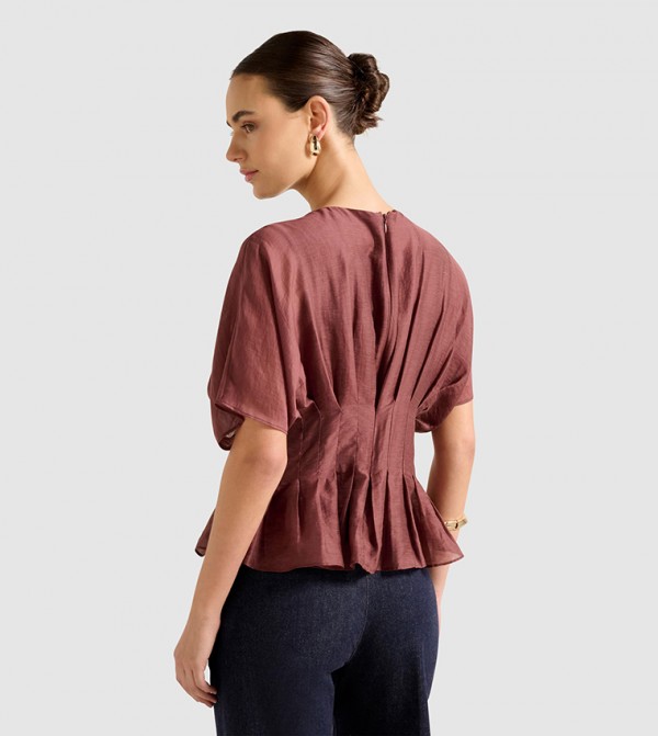 Forever New Forever New - Brown Casual Tops