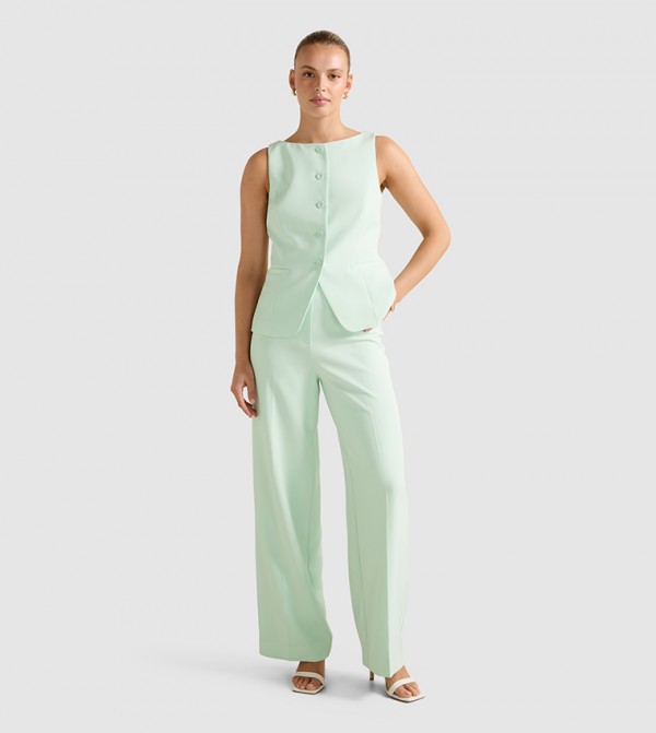 Forever New Forever New - Green Formal Pants