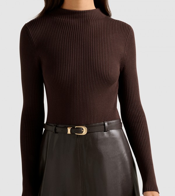 Forever New - Brown Midi Dresses