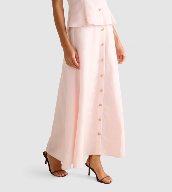 Forever New  Clothing - Pink Maxi Skirts