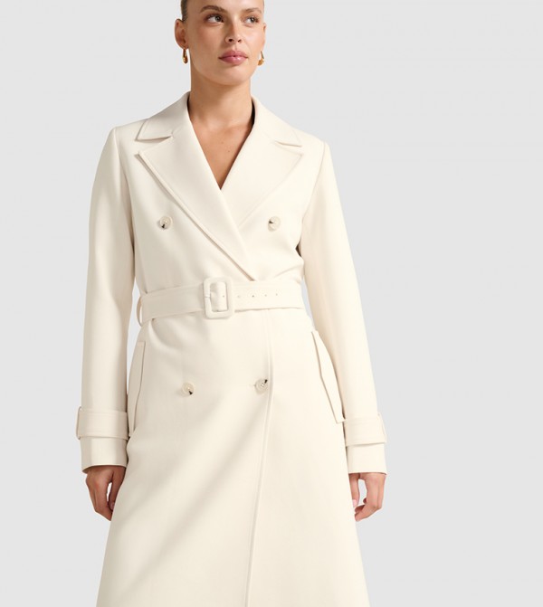 فوريفر نيو  جاكيتات ومعاطف - بيج معاطف