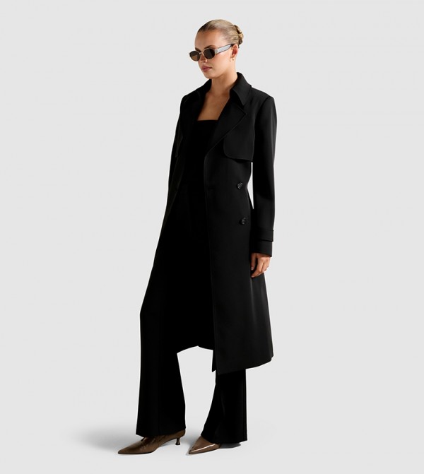 فوريفر نيو جاكيتات ومعاطف - أسود معاطف