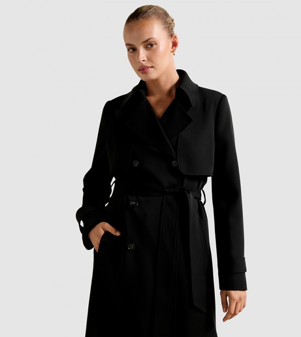 فوريفر نيو جاكيتات ومعاطف - أسود معاطف