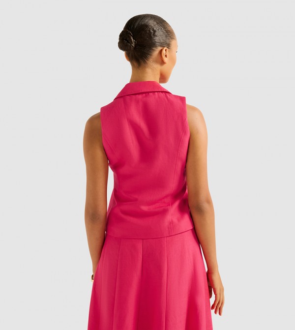 فوريفر نيو  بلوزات - وردي Sleeveless Tops
